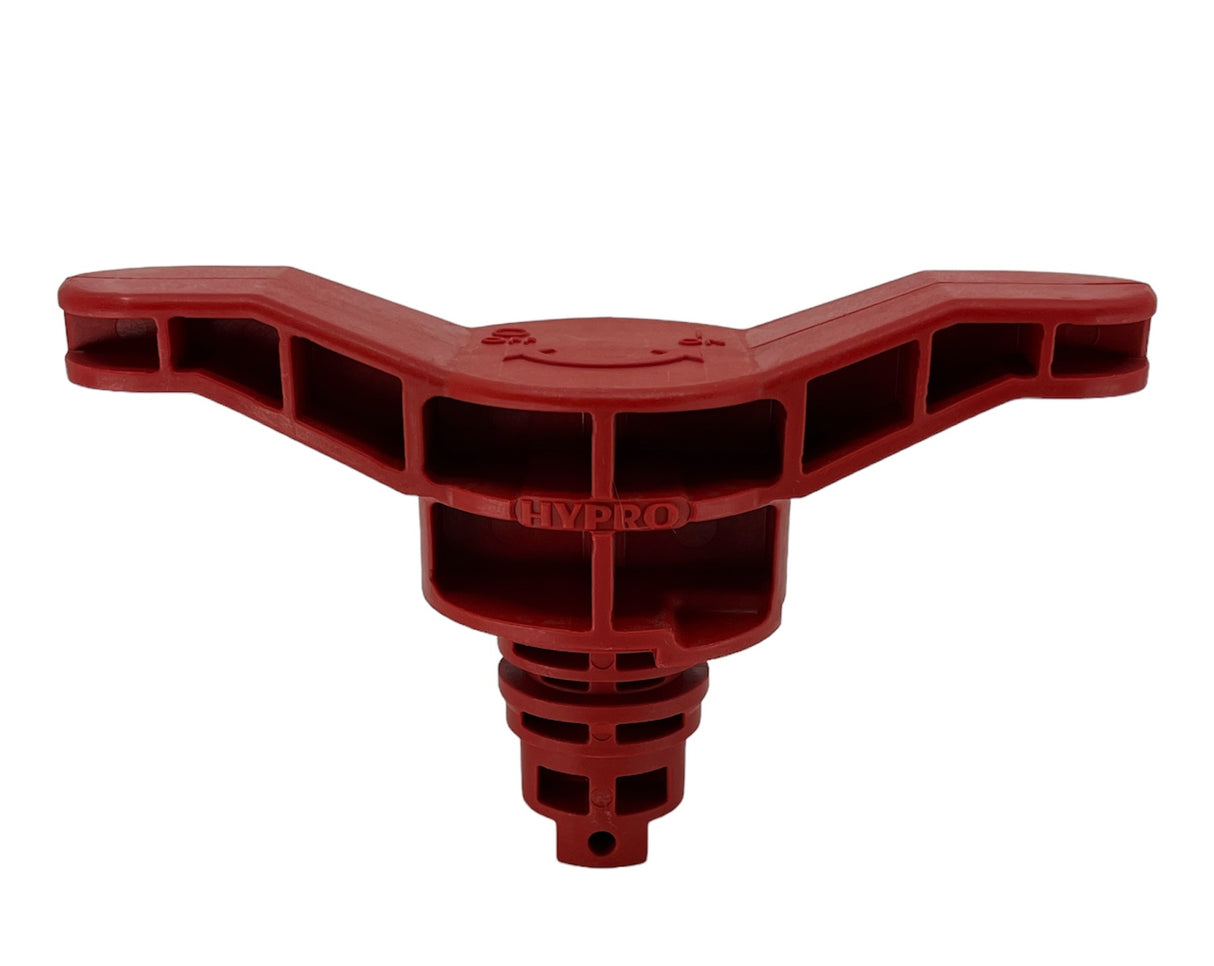 Hypro Red Tee Valve Handle for Cleanload Chemical Eductor - 2800-0031
