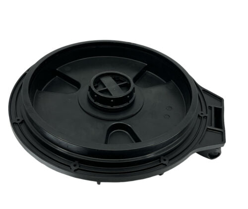 Hypro 12" Twist Lock Polypropylene Hinged Labyrinth Lid with Vent - TL12-0006