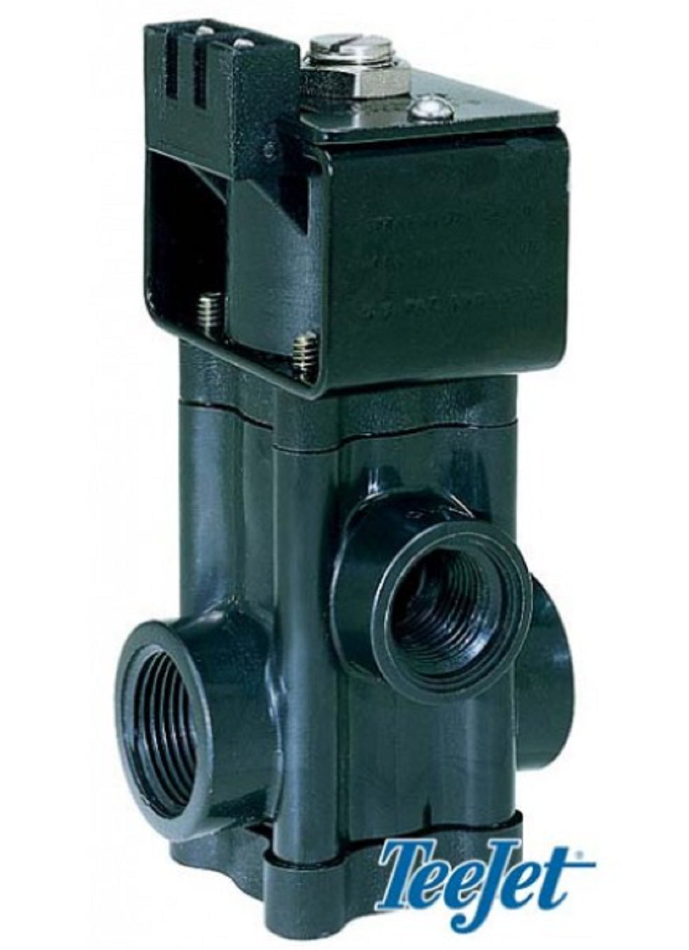 TeeJet Solenoid DirectoValve, 12V, EDPM, 10 GPM, 100 PSI, 3/4" X 1/2" - AA144A-1