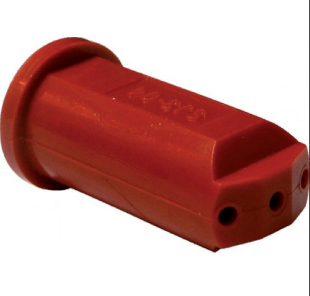 TeeJet StreamJet Solid Stream Fertilizer Spray Nozzles, 3 Hole, Red - SJ3-04-VP
