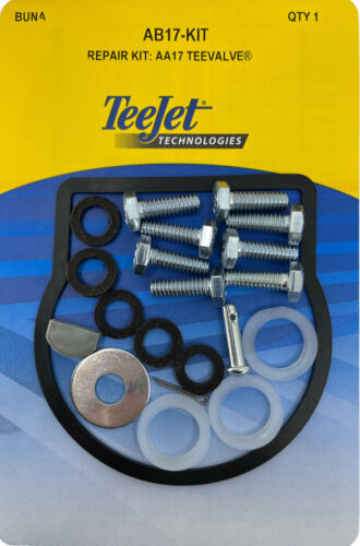TeeJet Repair Kit for AA17L Manual Control Valve - PK-AB17-KIT