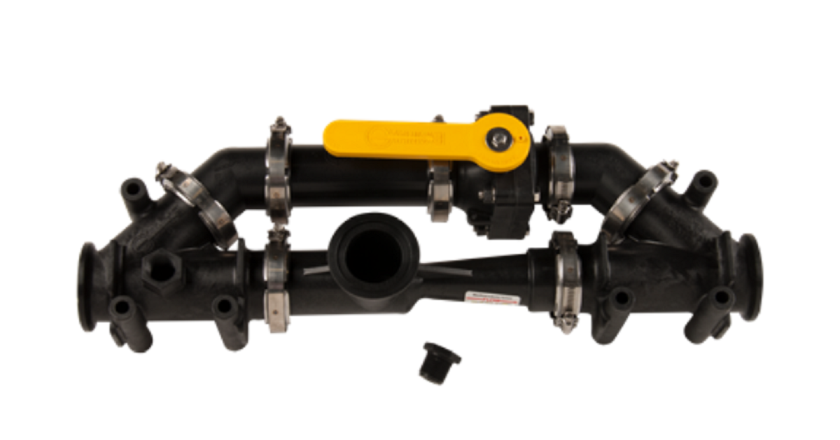 Banjo 2 Inch Full Port Polypropylene Manifold Inductor System - MIS220