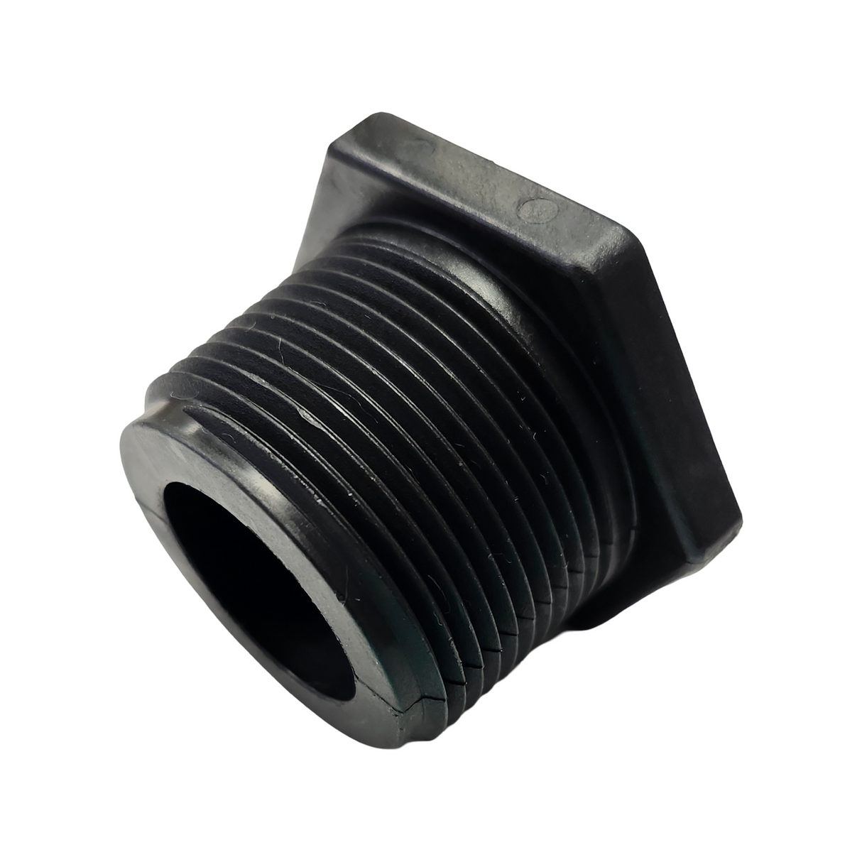 Banjo Reinforced Black Poly Pipe Plug 1-1/4" MPT - PLUG125