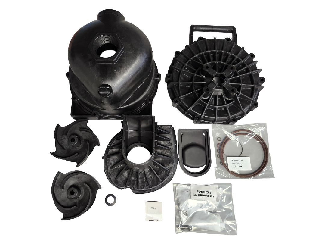 Banjo 2 Inch Poly Pump Kit with 2 Impellers and Viton Seals - 200PO-V