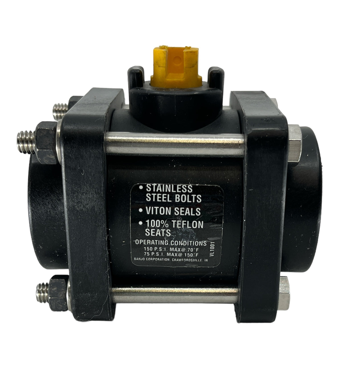 Banjo 1 Inch Full Port Polypropylene Valve - KZ, 150 PSI - V100FPKZ