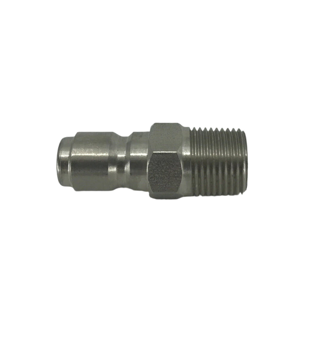 J.E. Adams Stainless Steel Male Quick Disconnect Plug 3/8" - 7188