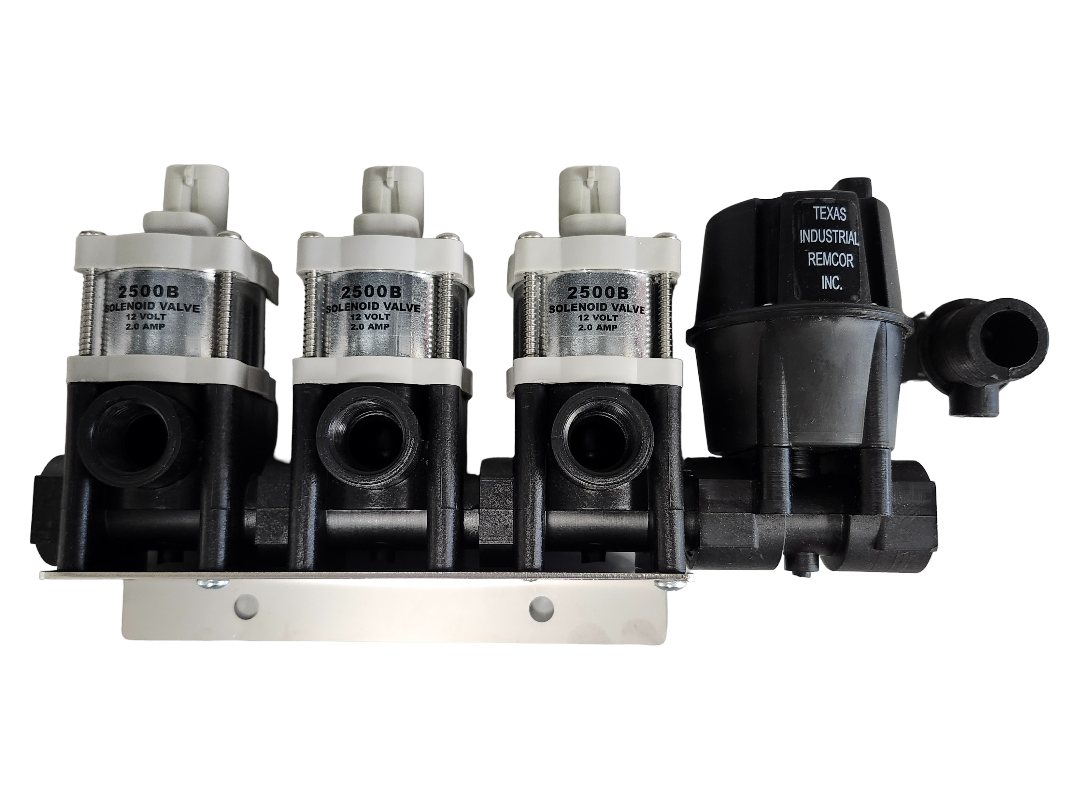 Texas Remcor 3 Boom Control Kit w/ 2500B Valves and Regulator - CON.2380.WP.3