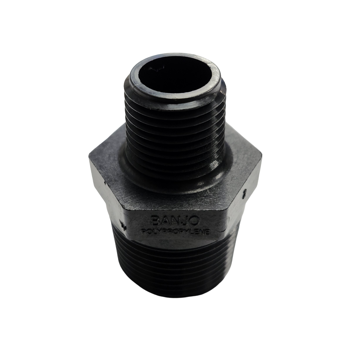 Banjo Poly Reducer Nipple Pipe Fitting 1" X 1/2" - RN100-050