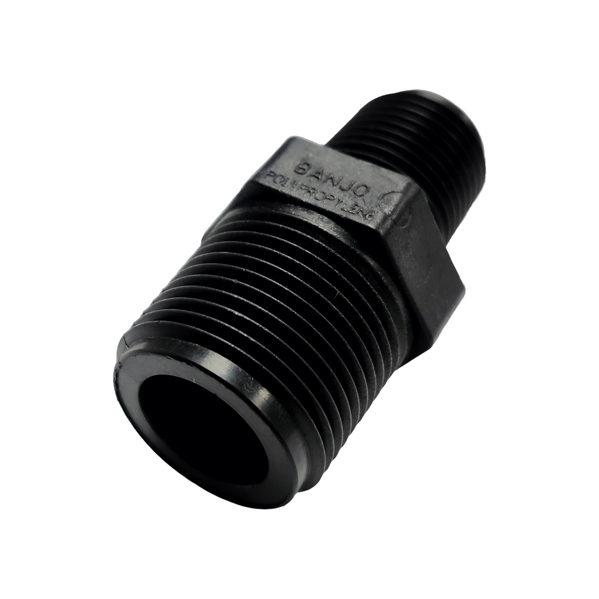 Banjo Poly Reducer Nipple Pipe Fitting 3/4" MNPT X 1/2" MNPT - RN075-050