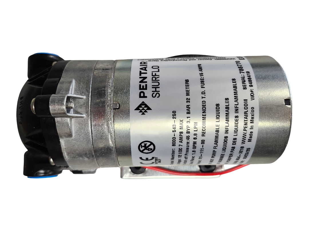 Shurflo Self Priming Bypass Pump 1.8 GPM 45PSI, 3/8 FNPT - 8000-543-250