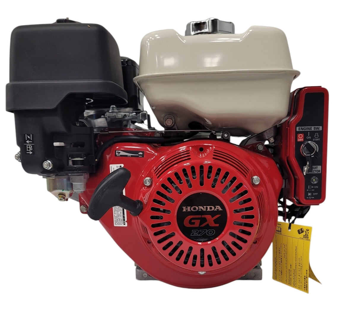 Honda GX270 Electric Start OHV Gas Engine 8.5 HP, 1" x 3.48" Shaft - GX270UT2XQAE2