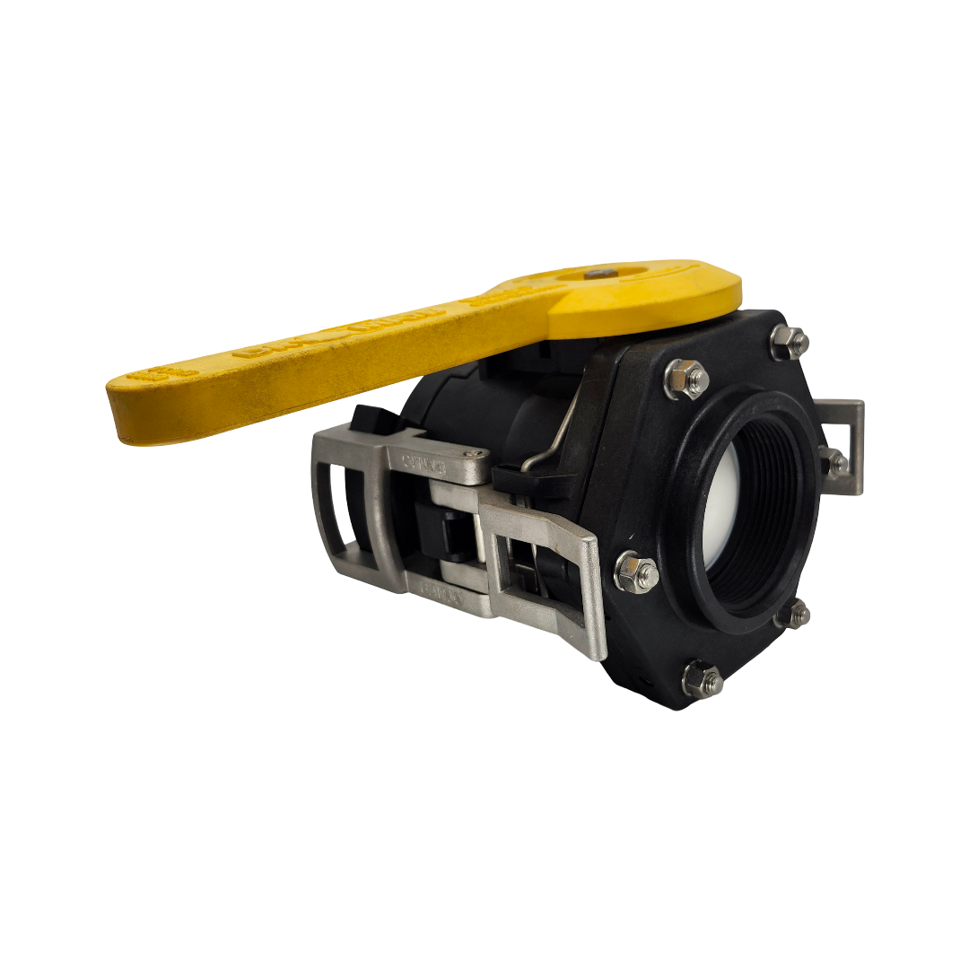 Banjo 3 Inch Poly Dry-Mate Valve - 3" Female Dry-Mate x 3" FNPT - DM300DFP