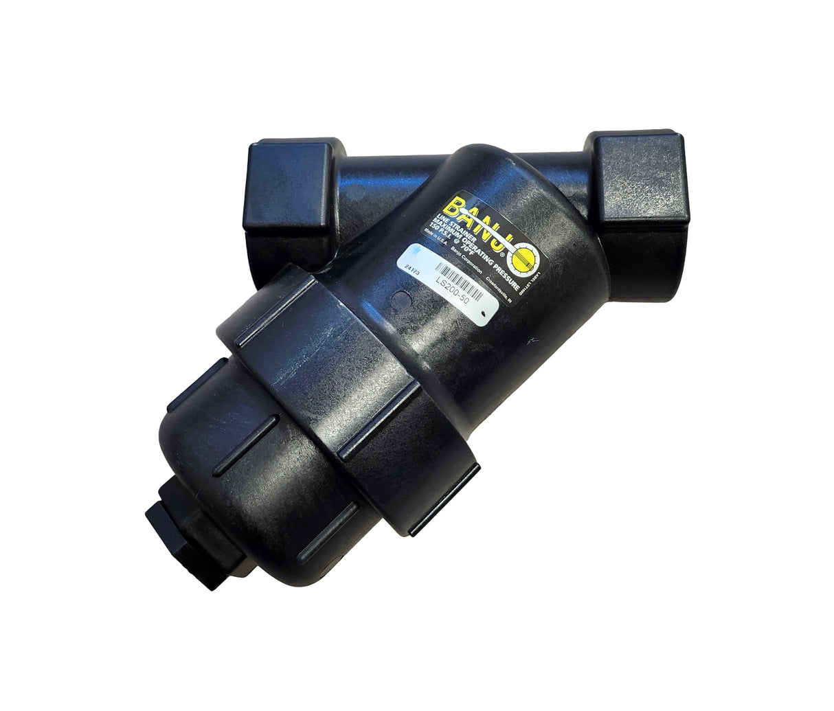 Banjo Poly Y Strainer With 50 Mesh Stainless Steel Screen 2" X 2" - LS200-50