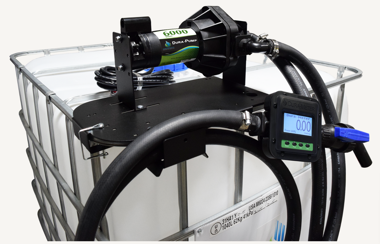 Dura Products Easy Caddy 6000 Series Chemical Transfer Pump With Meter 12 V - DPEM-6318V-12