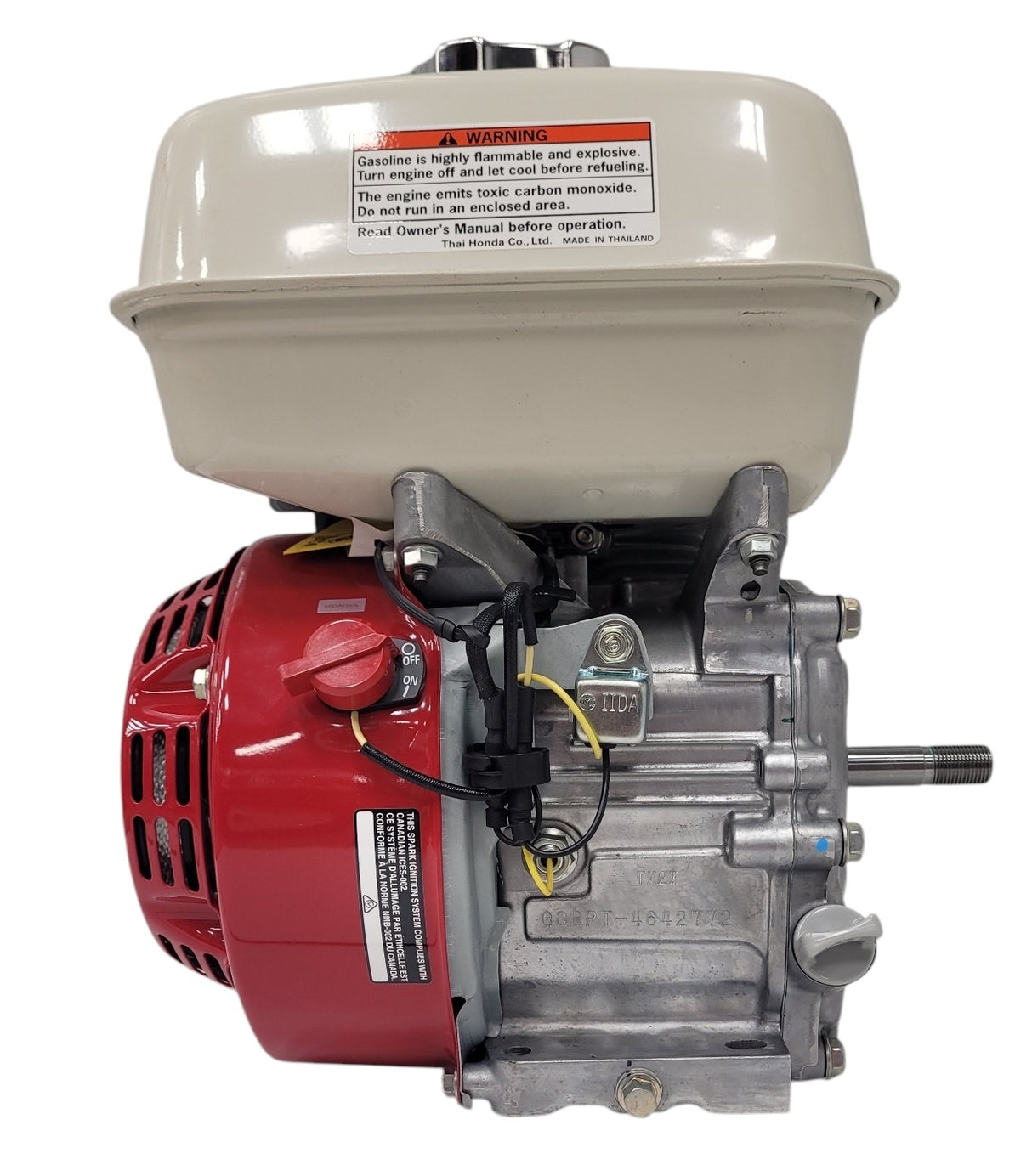 Honda GX160 Gas Engine 163 CC 4.8 HP, 5/8" x 2-7/16" Thread Shaft - GX160UT2TX2