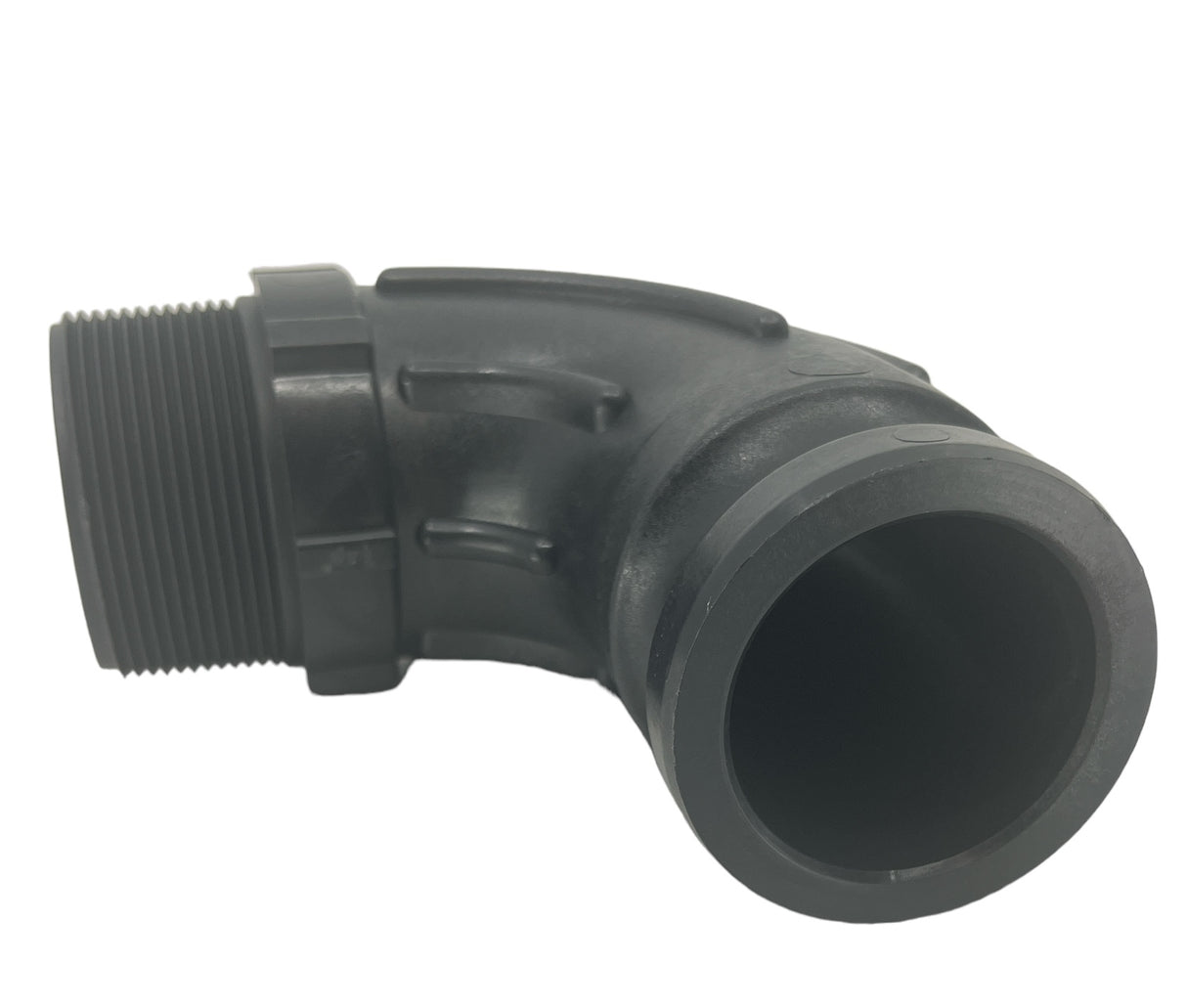 TerreMax Polypropylene 90 Degree Sweep 2″ Male Adapter x 2″ Male NPT - 200FSWP90