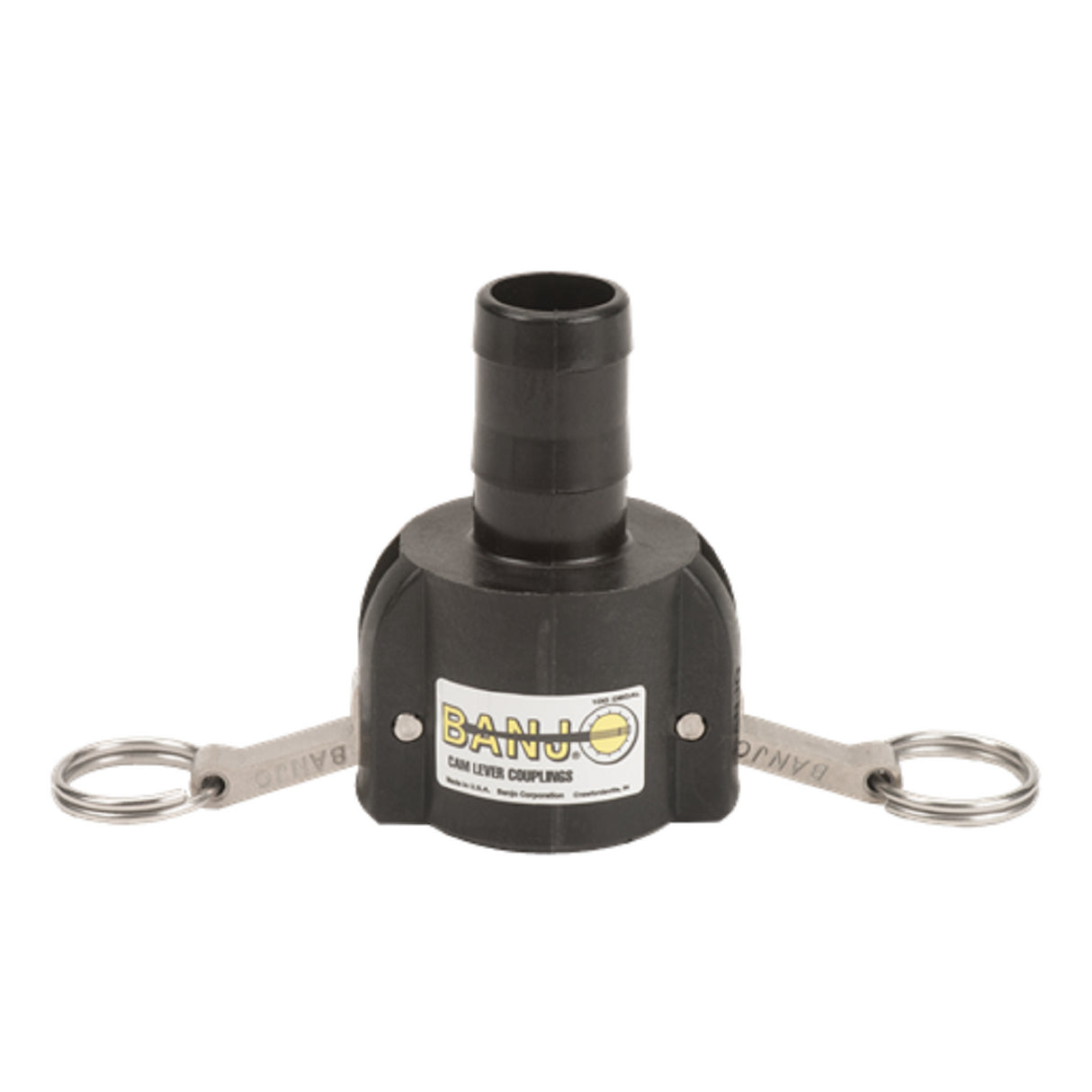 Banjo Poly Hose Barb Cam Lever Coupling 1" Female Coupler X 1" Barb - 100C