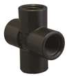 Banjo Polypropylene Cross Pipe Fitting 1/4" NPT Female - CR025