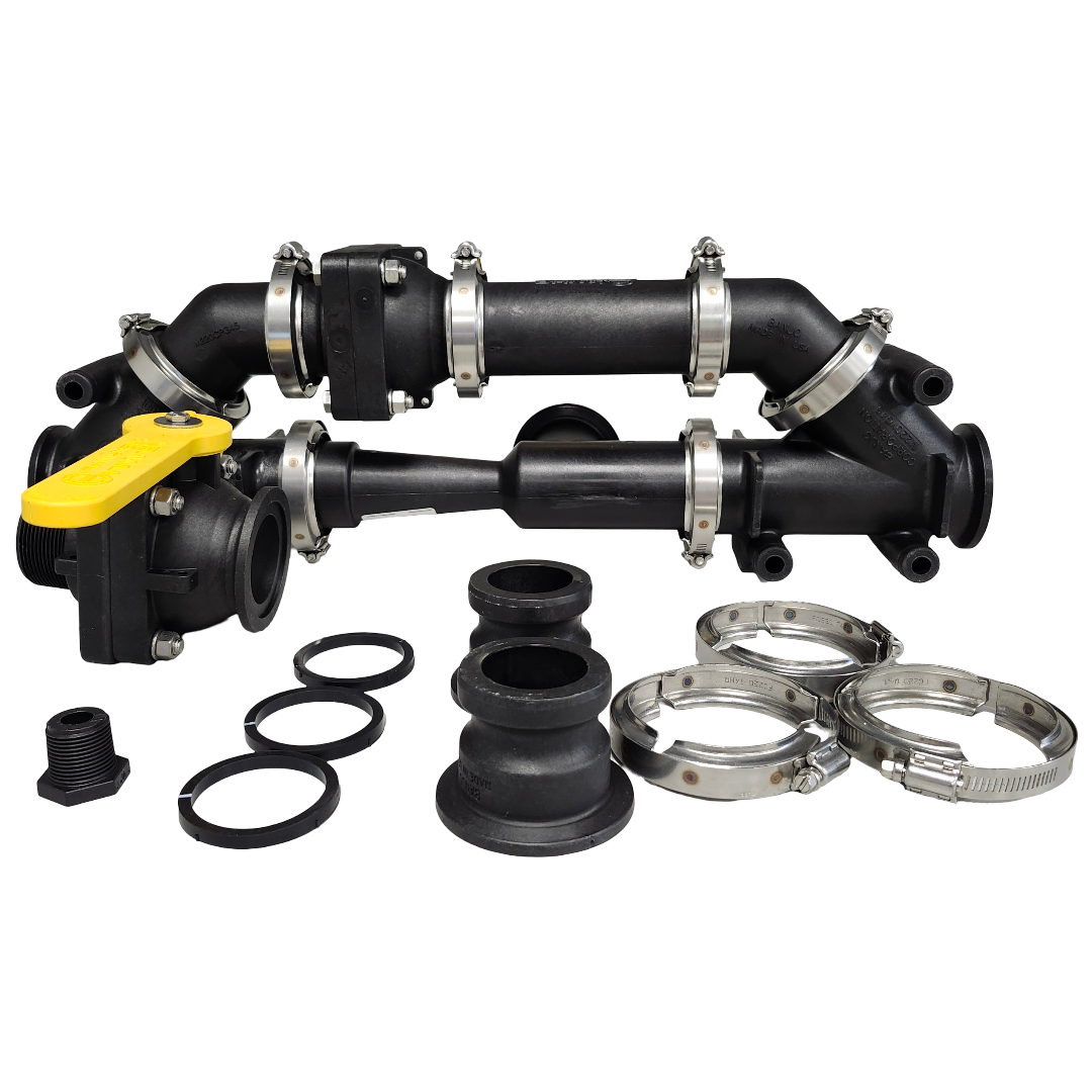 Banjo 2 Inch Full Port Inductor System w/ Camlock Couplings - MIS220AA