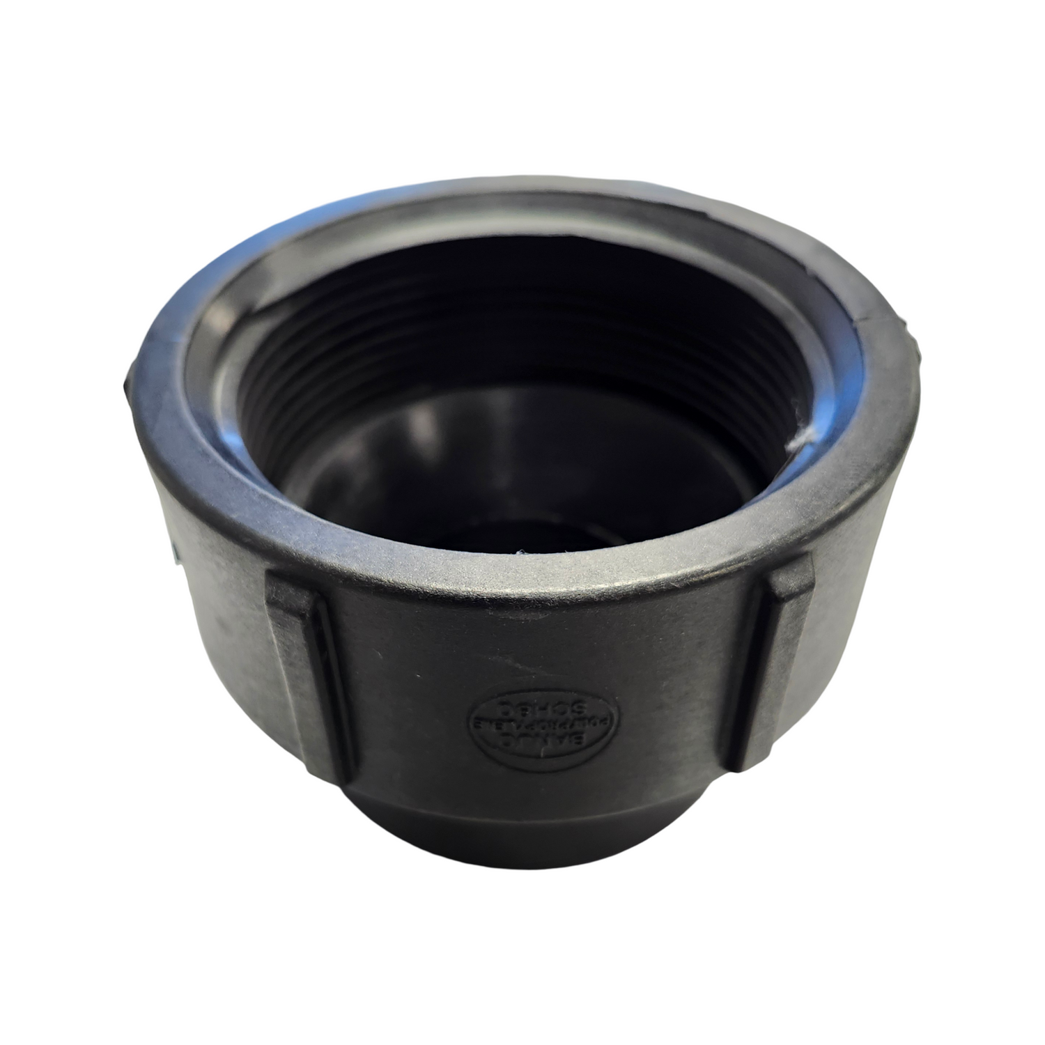 Banjo Black Poly Pipe Reducer Coupling 3" FNPT X 2" FNPT - RC300-200