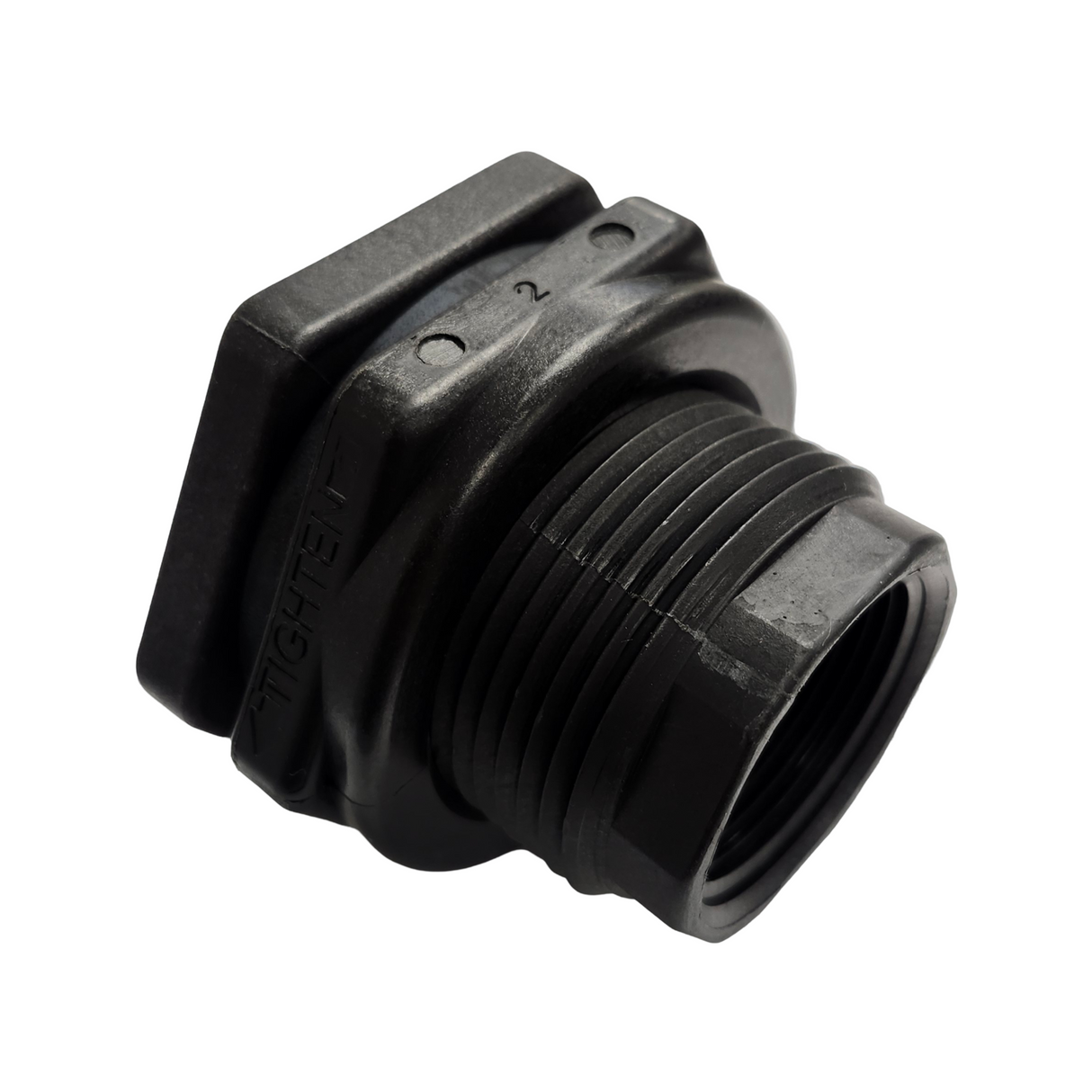 Banjo Poly Bulkhead Tank Fitting with EPDM Gasket 1-1/4" - TF125