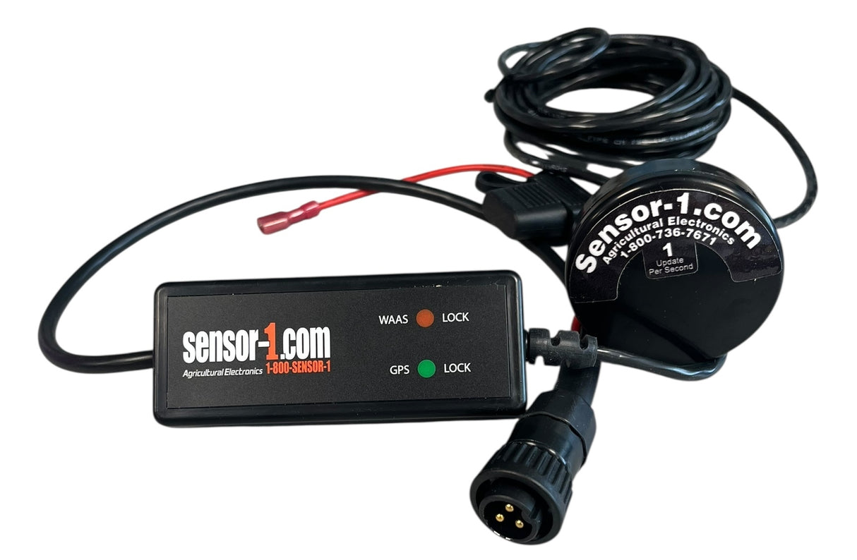 Sensor 1 GPS Ground Speed Sensor For Raven 3 Pin, 1 Hertz Update Per Second -DS-GPSM-R1-BLK