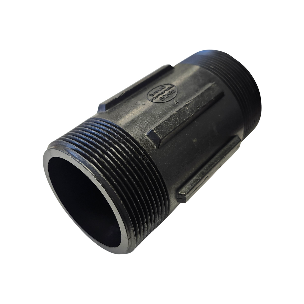 Banjo 4 Inch Poly Nipple Pipe Fitting 2"NPT - NIP200-4