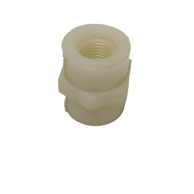 Nylon Threaded Reducer Coupling 1/4" Female Thread to 1/8" Female Thread - RC42