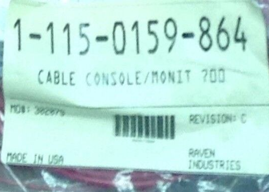 Raven SCS 700 Console Control Cable - 115-0159-864
