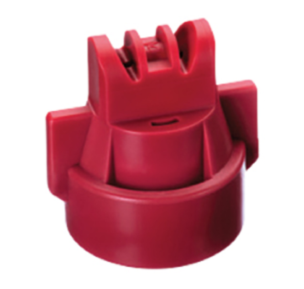 TeeJet Nozzle, Air Induction Twin Flat Spray Tip Cap, Red - TTI60-11004VP