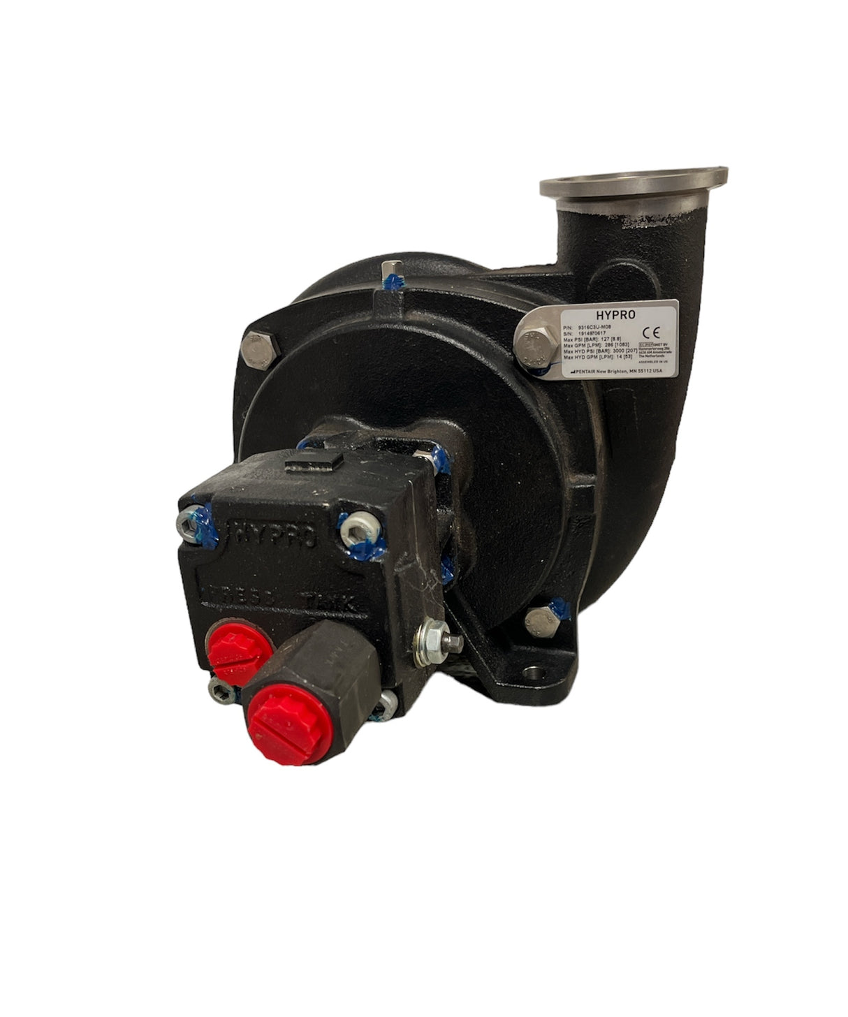 Hypro ForceField Cast Iron Hydraulic Driven Centrifugal Pump - 9316C3U-M08