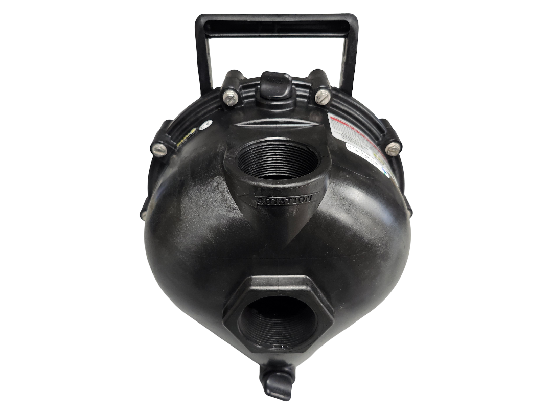 Banjo 2 Inch Poly Pump w/ 5-Vane Impeller & Bearing Pedestal - 205PB