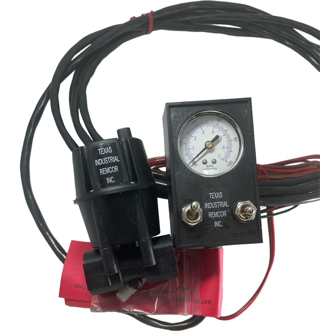 Texas Remcor 1 Boom Output Gauged Control System Kit, 100 PSI - CON.RC10N.WP