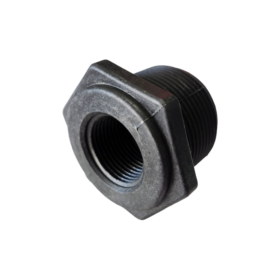 Banjo Poly Pipe Reducer Bushing 1-1/4" MPT X 3/4" FPT - RB125-075