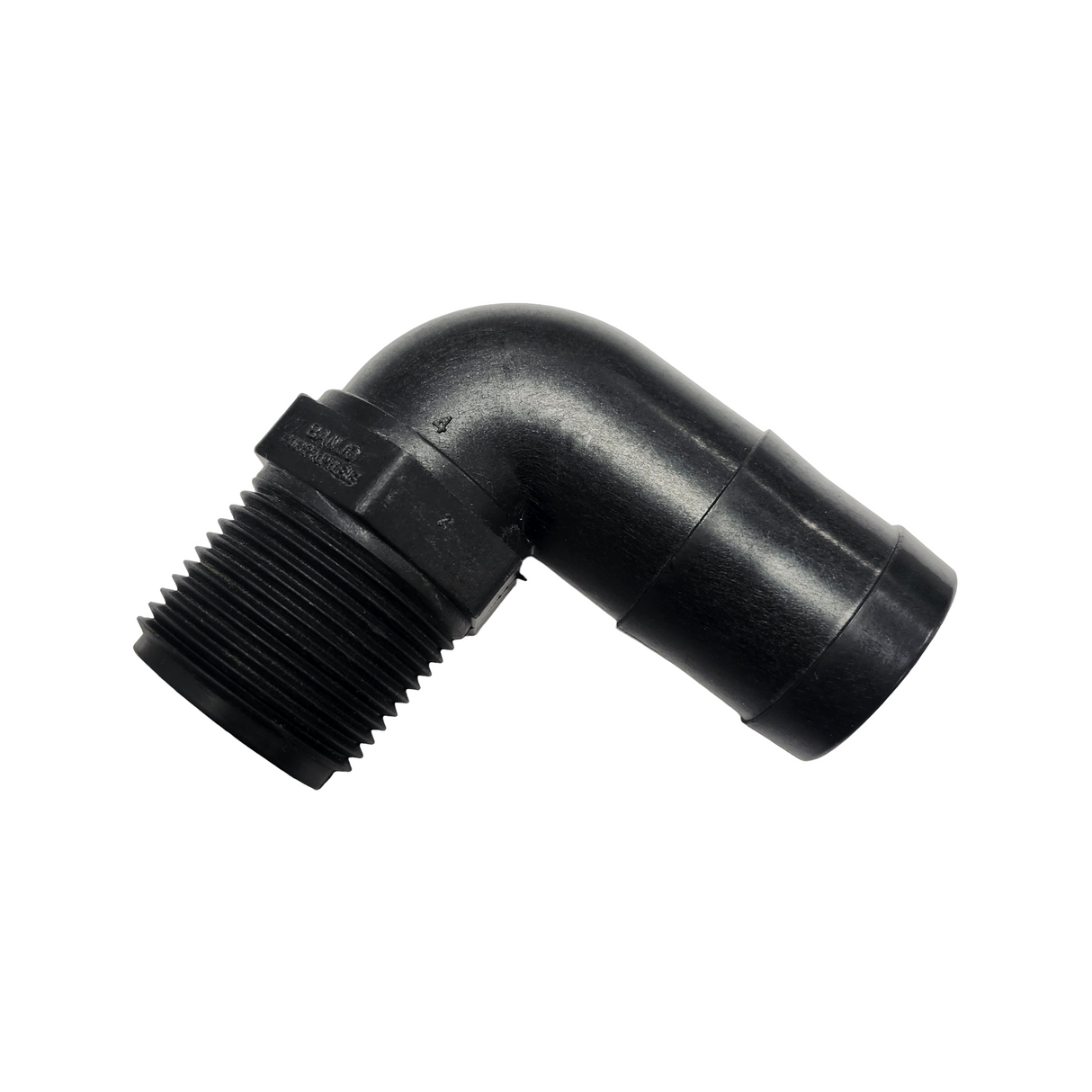 Banjo 90 Degree Hose Barb Fitting 1" MNPT X 1-1/4" Barb - HB100/125-90
