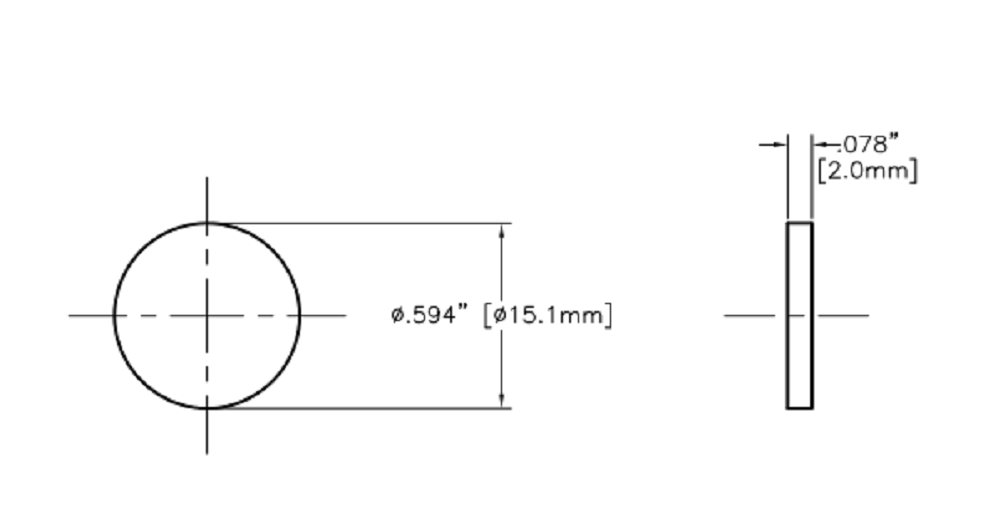 TeeJet Brass Blank Tip Block Plug - CP3942