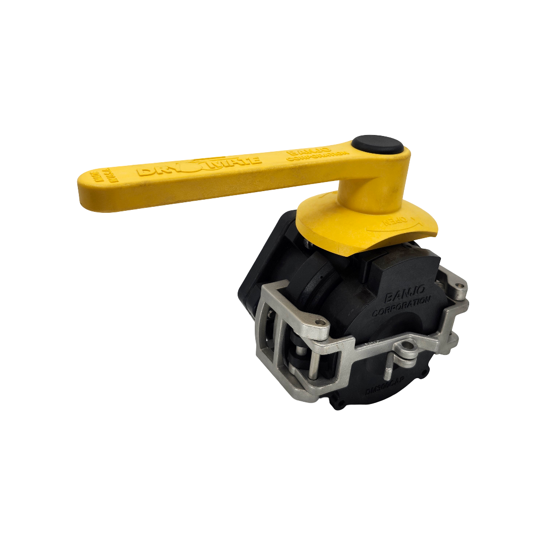Banjo 3 Inch Poly Dry-Mate Valve - 3" Male Dry-Mate x 3" FNPT - DM300AFP