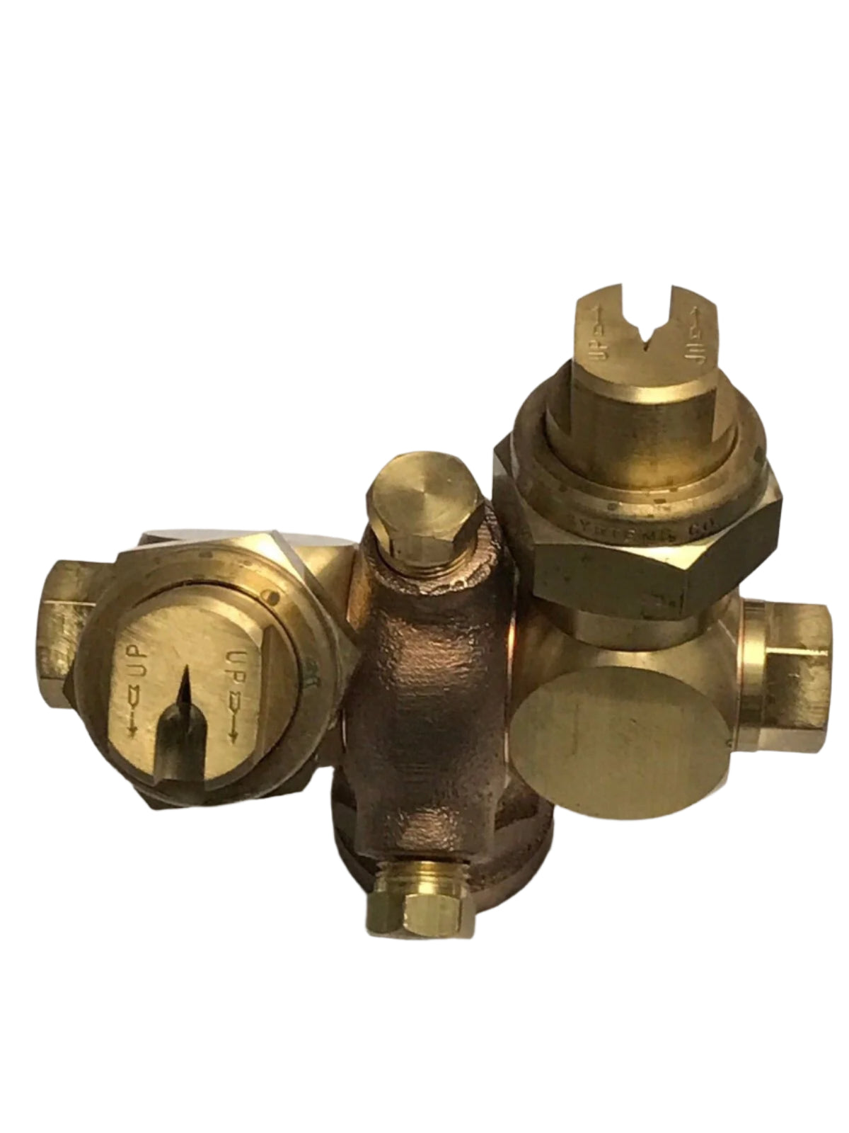 TeeJet Double Swivel Spray Nozzle With Off-Center Spray Tips - 4418-3/4-2TOC40