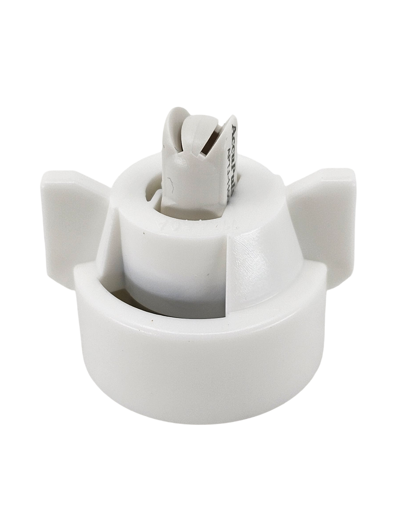 TeeJet AccuPulse TwinJet PWM Spray Tip w/ Cap & Gasket, White - APTJ-11008VP-CE