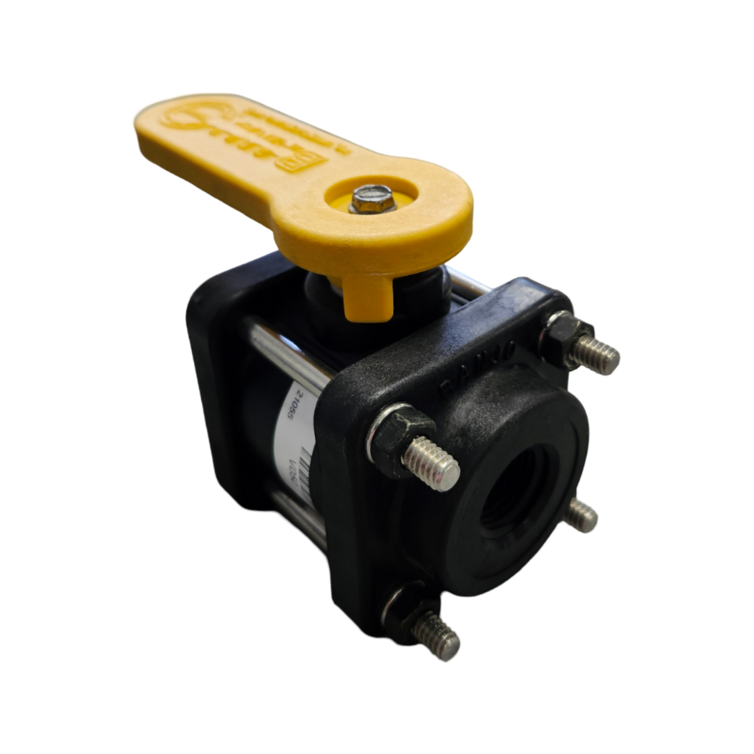 Banjo Poly Full Port Ball Valve 1/2" FNPT X 1/2" FNPT - V050