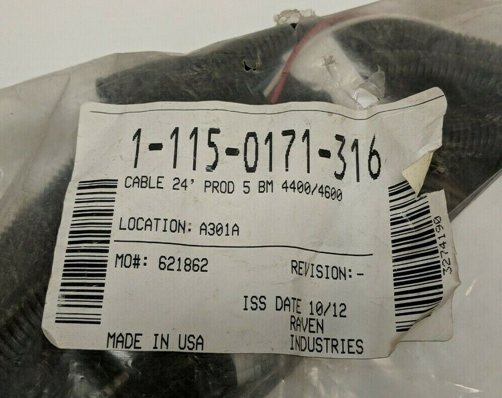 Raven 24 foot Flow Control Cable for 5 Boom SCS 4400/4600 - 115-0171-316