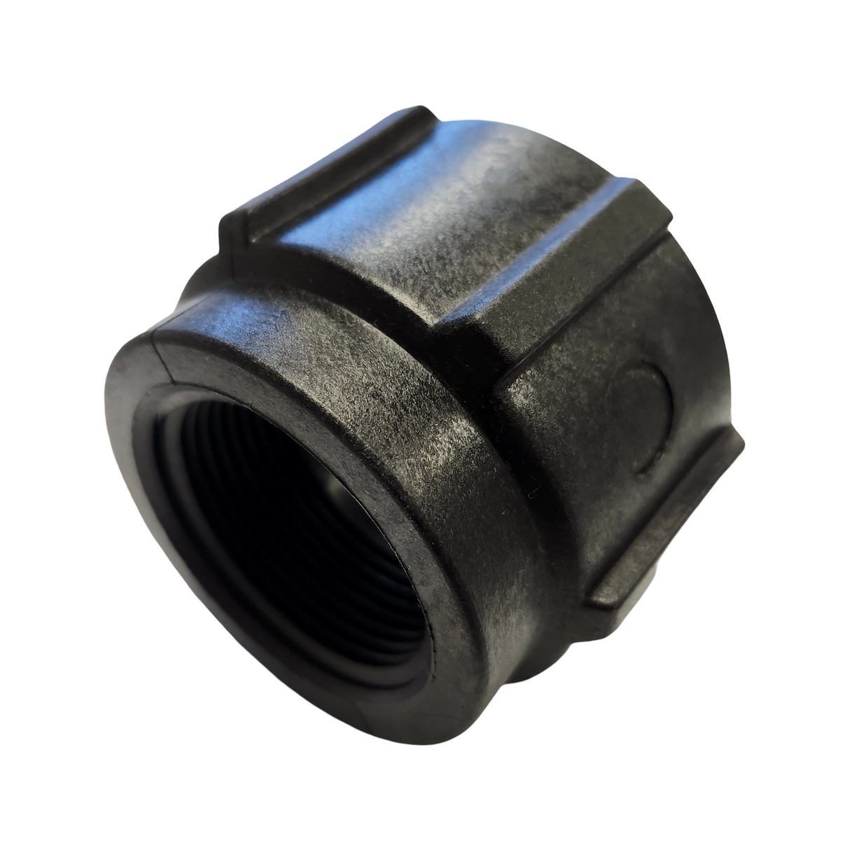 Banjo Black Poly Pipe Reducer Coupling 1-1/2" FNPT X 1-1/4" FNPT - RC150-125