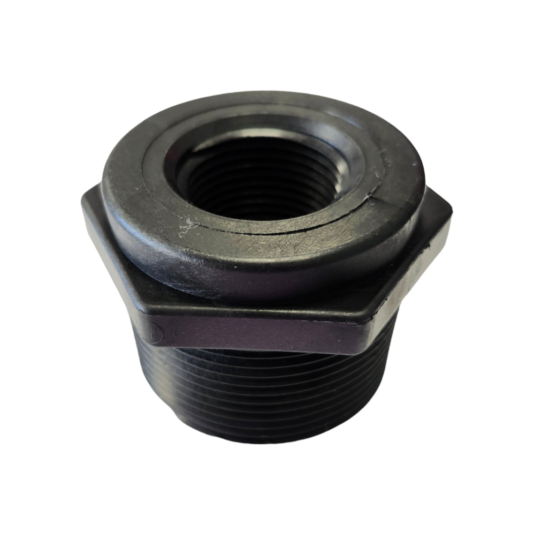 Banjo Poly Pipe Reducer Bushing 1-1/2" MPT X 3/4" FPT - RB150-075