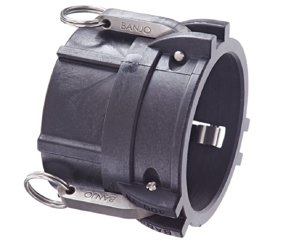 Banjo Poly Cam Lever Coupling 4" Female Coupler x 4" Female Thread - 400D