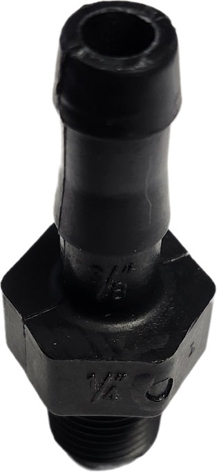 Banjo 1/4" Male Thread X 3/8" Hose Barb - HB025-038