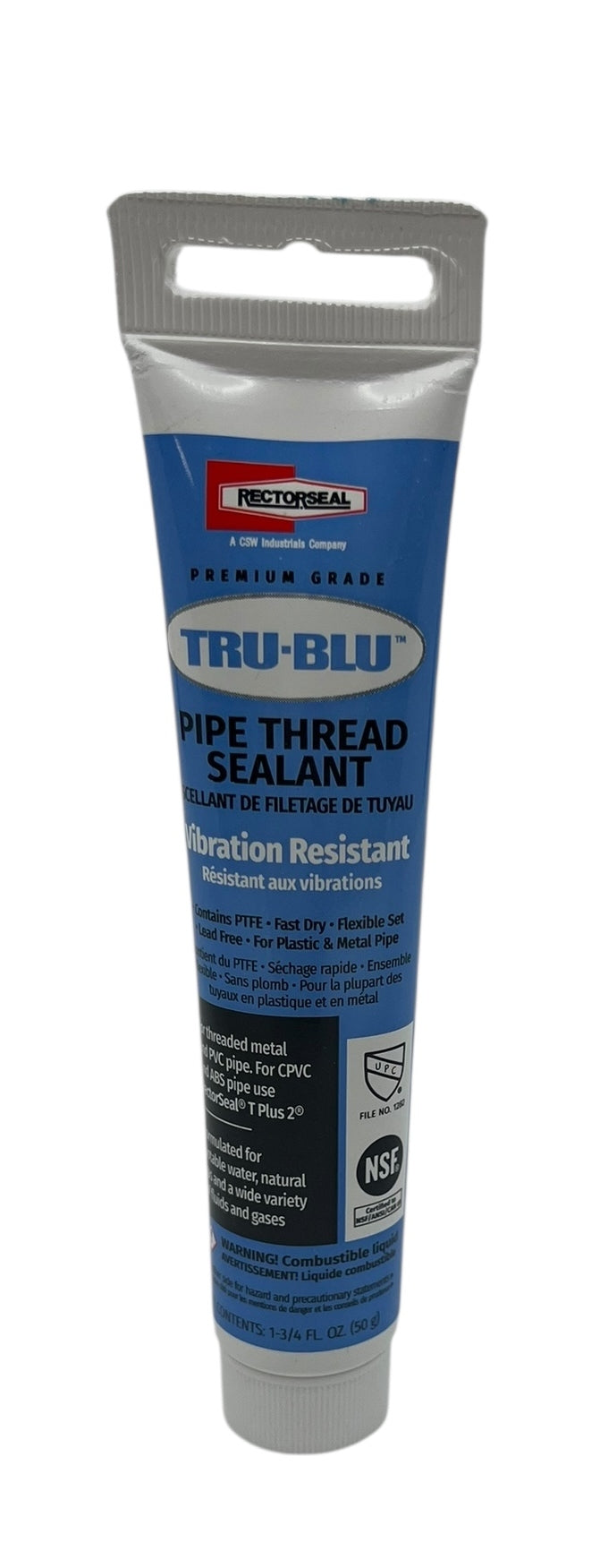Tru Blue Rectorseal Liquid Pipe Thread Sealant With Teflon 1.75 FL OZ Tube - RSTB-2