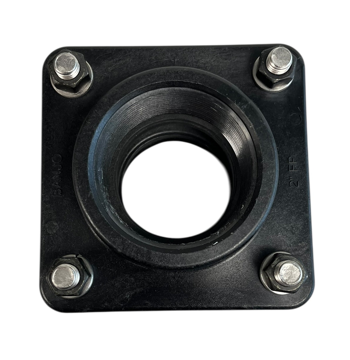 Banjo 2 Inch Full Port Bottom Drain Tank Flange 2" FNPT X 2" FNPT - BF220BD