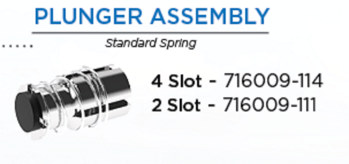 Capstan AG 4 Slot Standard Spring Plunger Assembly - 716009-120