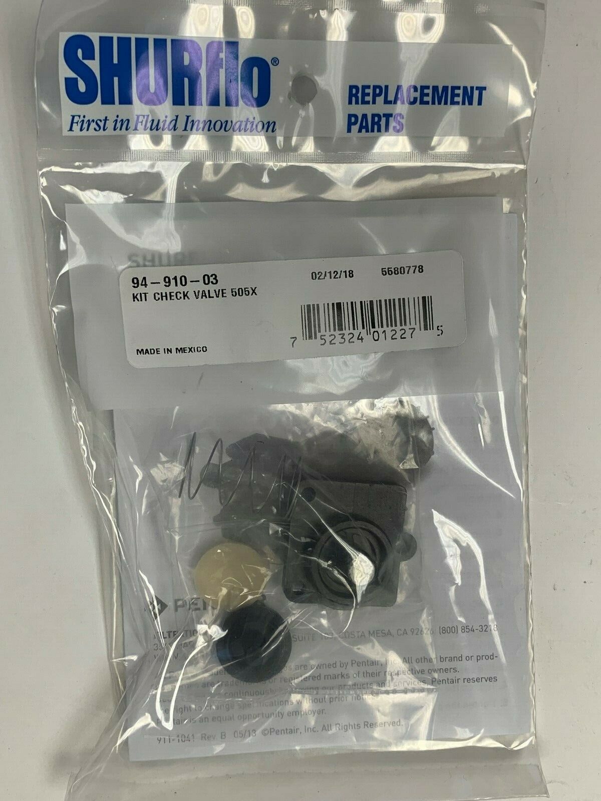 Shurflo Check Valve for 505X Series Pumps - 94-910-03