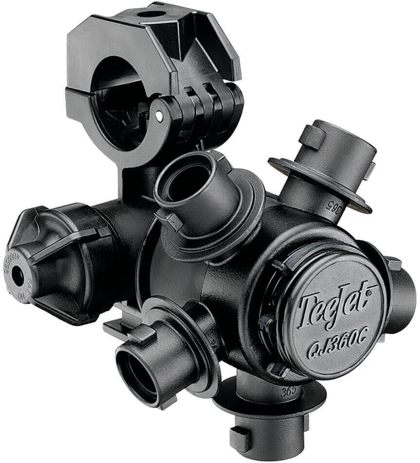 TeeJet 5 Outlet Nozzle Body For 1" Wet Booms - QJ365C-1-NYB